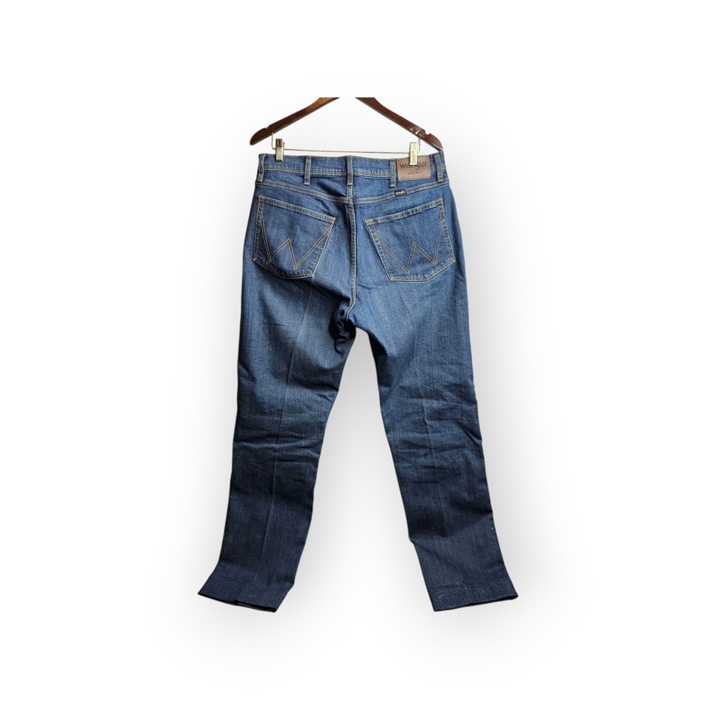 Wrangler Men’s Regular Fit Straight Leg Blue Jeans 34x34 - Picture 6 of 7